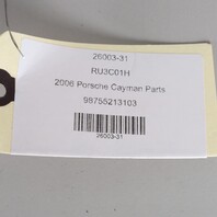 2005-2008 Porsche Boxster Cayman Dashboard Air Vent 98755213103 OEM