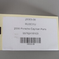 06-07 Porsche 911 Boxster Cayman Left Power Window Motor 99762418103 OEM