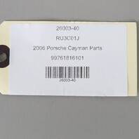 2006 Porsche Cayman Ignition Switch Key Fob 99761816101 OEM