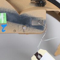 2006-2012 Porsche Cayman 987 Speedometer Cluster Cover Leather Beige OEM Used