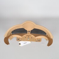 2006-2012 Porsche Cayman 987 Speedometer Cluster Cover Leather Beige OEM Used