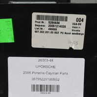 2005-2012 Porsche 911 Boxster Cayman Left Dash Knee Pad Leather Beige OEM Used