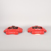 2000-2012 Porsche Boxster Cayman Rear Brake Calipers Brembo Pair Red OEM Used