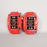 2000-2012 Porsche Boxster Cayman Front Brake Calipers Brembo Pair Red OEM Used