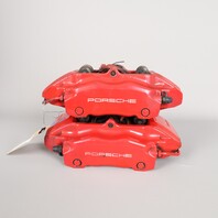 2000-2012 Porsche Boxster Cayman Front Brake Calipers Brembo Pair Red OEM Used
