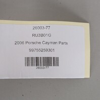 2005-2012 Porsche Boxster Cayman 987 Steering Column Cover Bridge Beige OEM