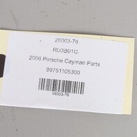2005-2012 Porsche 911 Boxster Cayman Hood Lock Latch Clasp 99751105300 OEM