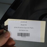 2006-2008 Porsche Cayman 987 Rear Bumper Cover Basalt Black OEM Used