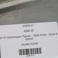 2009-2016 Volkswagen Tiguan Wheel 16 X 6.5 Rim PORTLAND OEM 5N0601025R