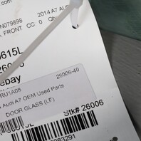 2012-2017 Audi A7 S7 Left Front Door Glass Window 4G8845201A OEM Used