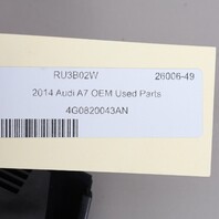 2014-2016 Audi A6 A7 Climate Control Panel 4G0820043AN OEM Used