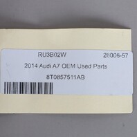 2014-2018 Audi A7 S7 Inside Rearview Mirror beige 8T0857511AB OEM Used