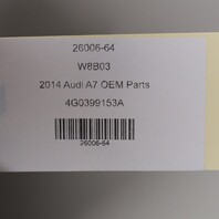 2013-2015 Audi A6 A7 Transmission Mount Bracket 4G0399153A OEM