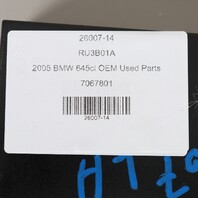 2005 BMW 645ci Convertible Power Seat Memory Control Module OEM