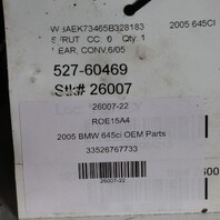 2004-2010 BMW 645ci 650i Rear Strut Shock Spring OEM 33526767733