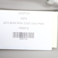 2004-2007 BMW 645ci 650i Console Shifte Bezel Ash Tray Ruthenium OEM 51167073644