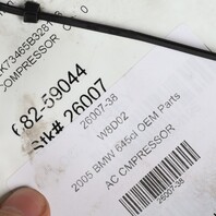 2004-2007 BMW 545i 550i 645ci 650i A/C Compressor OEM 64509174805