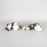 2004-2010 BMW 645ci 650ci M6 Convertible Rear Seat Belts Pair Beige OEM Used