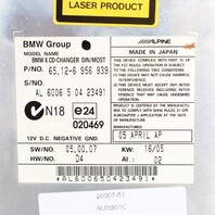 2004-2010 BMW 525i 528i 530i 645ci 650i M5 M6 CD Changer OEM Used