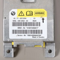 2004-2005 BMW 645ci Left Driver B-Pillar Airbag Computer 65776974366 OEM Used