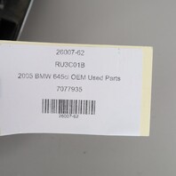 2004-2010 BMW 645ci 650i M6 Upper Front Bumper Kidney Grille Set Pair OEM Used