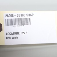 1998-2004 Porsche 911 996 Boxster 986 Right Passenger Door Latch OEM 3B1837016P