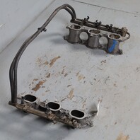 1999-2001 Porsche 911 996 3.4 Fuel Rail Inectors Intake Plenum OEM 9961101017R