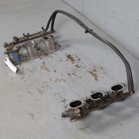 1999-2001 Porsche 911 996 3.4 Fuel Rail Inectors Intake Plenum OEM 9961101017R