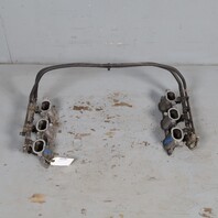 1999-2001 Porsche 911 996 3.4 Fuel Rail Inectors Intake Plenum OEM 9961101017R