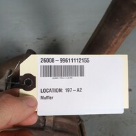 1999-2001 Porsche 911 996 3.4 Right Passenger Muffler Exhaust OEM 99611112255