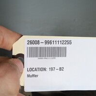 1999-2001 Porsche 911 996 3.4 Left Driver Muffler Exhaust OEM 99611112255
