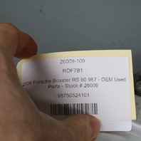 2005-2012 Porsche Boxster Cayman 987 Rear Bumper Reinforcement Rebar OEM