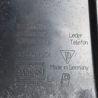 05-12 Porsche 911 Boxster Cayman Stereo Side Trim Set Leather Red OEM