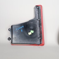 05-12 Porsche 911 Boxster Cayman Stereo Side Trim Set Leather Red OEM