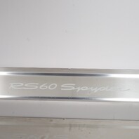 2008 Porsche 987 Boxster RS 60 Stainless Door Sill Plates OEM 98755198013 Pair