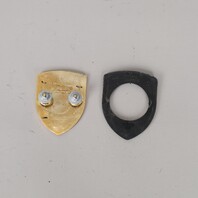 Porsche 911 Boxster Cayman Cayenne Hood Emblem Crest Badge OEM 99655921101 Gold