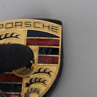 Porsche 911 Boxster Cayman Cayenne Hood Emblem Crest Badge OEM 99655921101 Gold