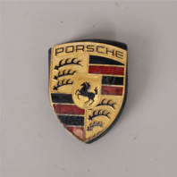Porsche 911 Boxster Cayman Cayenne Hood Emblem Crest Badge OEM 99655921101 Gold
