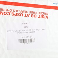 05-12 Porsche Boxster 987 Wind Deflector Windstop Plexi Screen OEM 98756162100