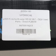 2008 Porsche Boxster RS 60 987 - OEM Parts - Stock # 26009