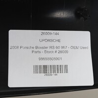 2008 Porsche Boxster RS 60 987 - OEM Parts - Stock # 26009