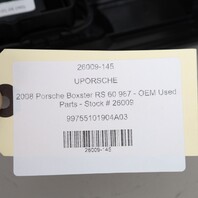 2008 Porsche Boxster RS 60 987 - OEM Parts - Stock # 26009