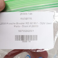 05-12 Porsche 911 997 Boxster Cayman 987 Ignition Switch Bezel Black OEM