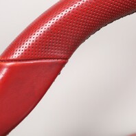 06-09 Porsche 911 997 Boxster Cayman 987 Sport Steering Wheel Carrera Red OEM