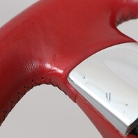 06-09 Porsche 911 997 Boxster Cayman 987 Sport Steering Wheel Carrera Red OEM