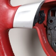 06-09 Porsche 911 997 Boxster Cayman 987 Sport Steering Wheel Carrera Red OEM