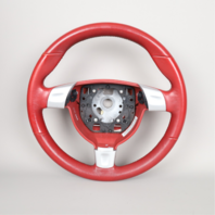 06-09 Porsche 911 997 Boxster Cayman 987 Sport Steering Wheel Carrera Red OEM