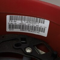 06-09 Porsche 911 997 Boxster Cayman 987 Sport Steering Wheel Carrera Red OEM