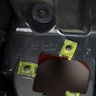 2005-2012 Porsche 911 Boxster Cayman Left Dash Knee Pad Leather Red OEM