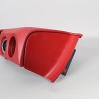 2005-2012 Porsche 911 Boxster Cayman Left Dash Knee Pad Leather Red OEM